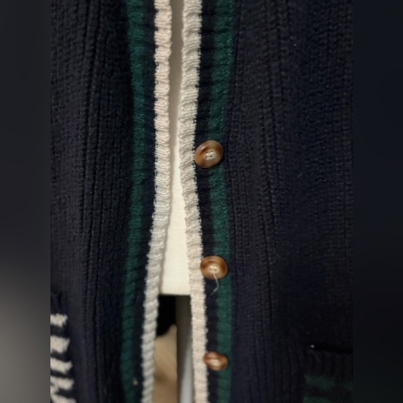 Bloomchic‎ blue button down cardigan - Picture 2 of 5